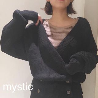 ミスティック(mystic)の新品❁﻿ミスティック カシュクールニット カーディガン(ニット/セーター)