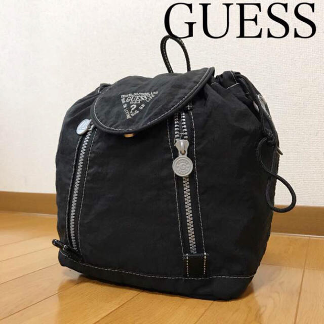 GUESS(ゲス)の古着屋購入 GUESS ゲス オールド リュック ロゴ柄 0208 レディースのバッグ(リュック/バックパック)の商品写真