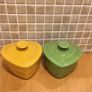 ルクルーゼ(LE CREUSET)のル・クルーゼ  ハートココット ラムカン・ダムール(フタ付き)(食器)