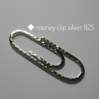 ◆ マネークリップ money clip シルバー925 新品未使用(マネークリップ)