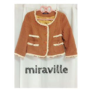 ミラヴィール(miraville)のmiraville ショートジャケット(ノーカラージャケット)