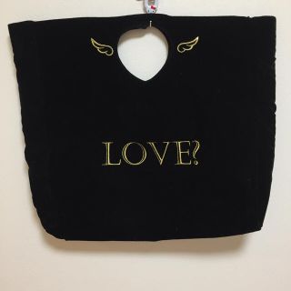 メリージェニー(merry jenny)のmerry jenny ベロアLOVE?LIKE?BAG(ハンドバッグ)