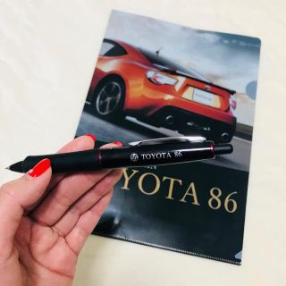 トヨタ(トヨタ)のTOYOTA86★ボールペン★クリアファイル(ペン/マーカー)