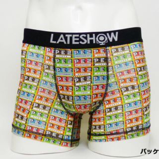 レイトショー(LATESHOW)の【新品】LATESHOW × PEZ ボクサーパンツ Lサイズ(ボクサーパンツ)