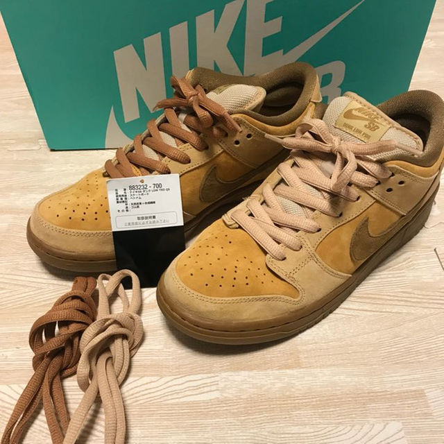 NIKE - 27 nike sb dunk low trd QS ダンク ウィートの通販 by ny_ny's ...