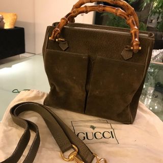 グッチ(Gucci)のGUCCIバンブーバック(ハンドバッグ)