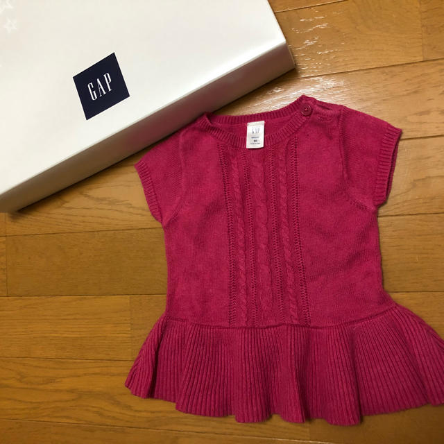 babyGAP(ベビーギャップ)のgapニットワンピース キッズ/ベビー/マタニティのベビー服(~85cm)(ワンピース)の商品写真