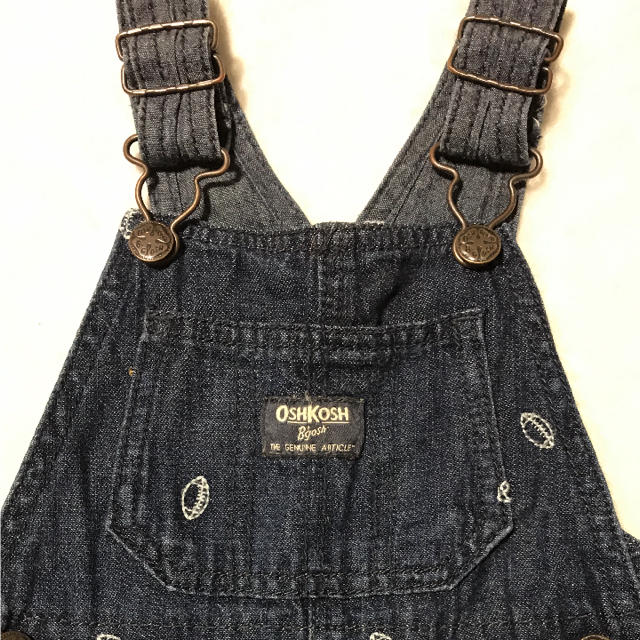 OshKosh(オシュコシュ)のオーバーオール 12months Oshkosh キッズ/ベビー/マタニティのベビー服(~85cm)(パンツ)の商品写真