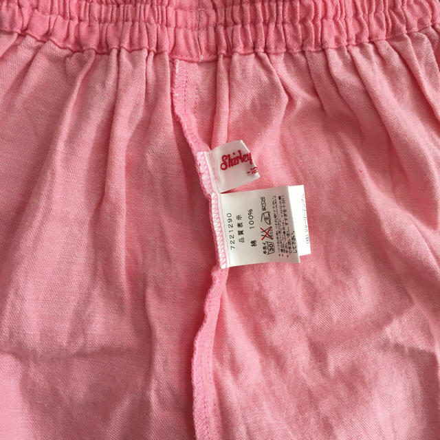 Shirley Temple(シャーリーテンプル)のシャーリーテンプル エプロン付きスカート 120 キッズ/ベビー/マタニティのキッズ服女の子用(90cm~)(スカート)の商品写真
