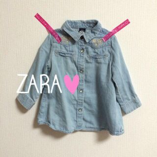 ザラキッズ(ZARA KIDS)のZARA♡デニムシャツ74(その他)