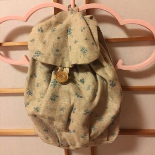 新品✨maisonblanchesメゾンブランシュ♡リネン小花柄キッズリュック✨(リュックサック)