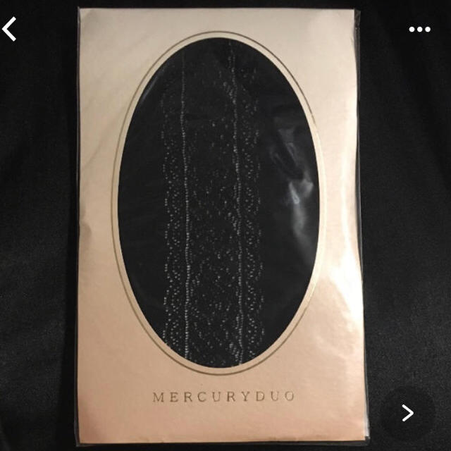 MERCURYDUO(マーキュリーデュオ)のMERCURYDUO サイドレースタイツ レディースのレッグウェア(タイツ/ストッキング)の商品写真