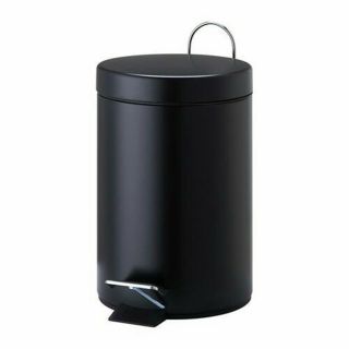 イケア(IKEA)のIKEA ペダル式ゴミ箱, ブラック, 3 l(ごみ箱)