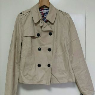 ギャップ(GAP)のGAPショートトレンチコート(ベージュ)(トレンチコート)