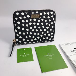 ケイトスペードニューヨーク(kate spade NEW YORK)のKate Spade ♠︎ 　ケイトスペード　ドット柄　折り財布　新品(財布)