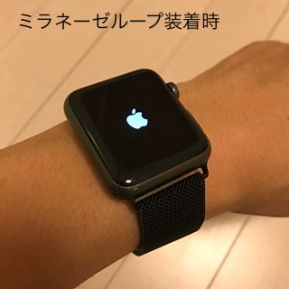 アップル(Apple)のミラネーゼループのオマケ付き 初代 Apple Watch Sport 42mm(その他)