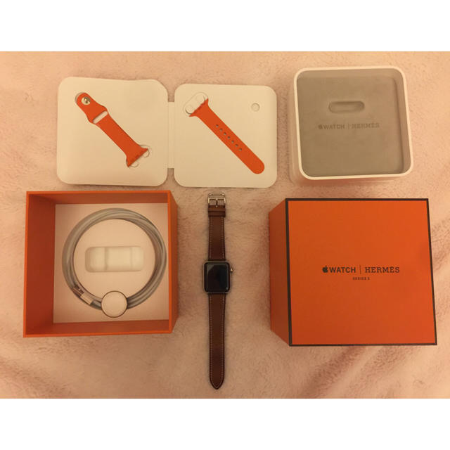 ファッションなデザイン - Hermes アップルウォッチ3 エルメス  腕時計(デジタル)