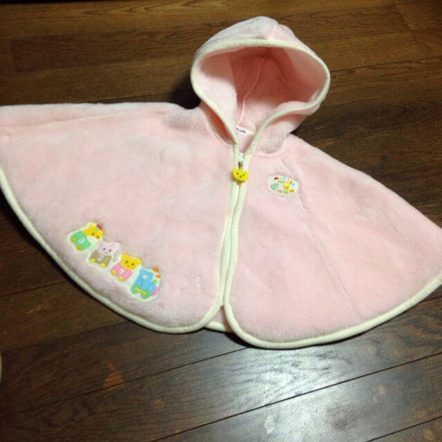 mikihouse(ミキハウス)のミキハウス ポンチョ キッズ/ベビー/マタニティのキッズ服女の子用(90cm~)(その他)の商品写真