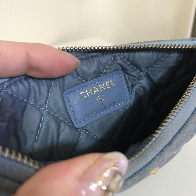 CHANEL(シャネル)のCHANEL カード入れ小銭入れ デニムUSED メンズのファッション小物(コインケース/小銭入れ)の商品写真