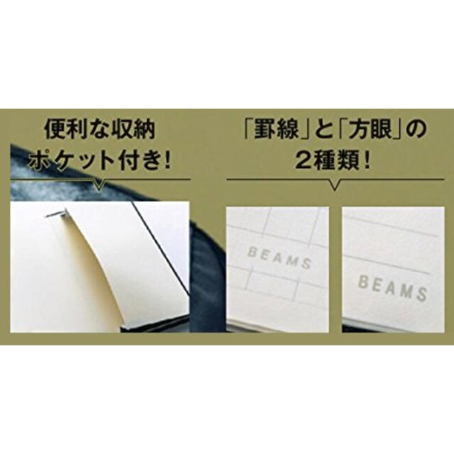 BEAMS(ビームス)の【メンズジョーカー 3月号付録】BEAMS特製　レザーノート インテリア/住まい/日用品の文房具(ノート/メモ帳/ふせん)の商品写真