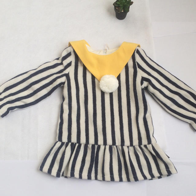 新品  サイズ90 小人さんワンピース 裏起毛 秋冬 女の子 キッズ/ベビー/マタニティのキッズ服女の子用(90cm~)(ワンピース)の商品写真