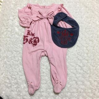 ジューシークチュール(Juicy Couture)のJUCY COUTURE BABY ロンパース スタイセット(ロンパース)