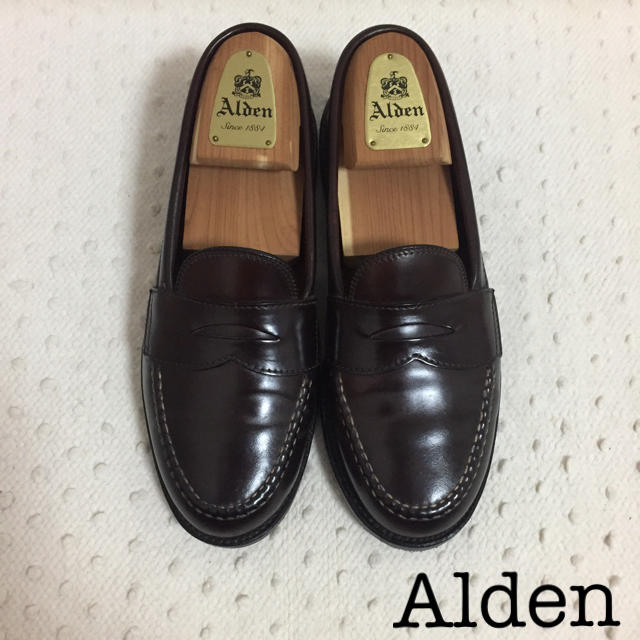 [美品]　Alden オールデン 987 コードバン ローファー　US8.5E