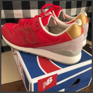 ニューバランス(New Balance)のnarikori様専用【新品】ニューバランス 996（レッド×ゴールド:23㎝）(スニーカー)