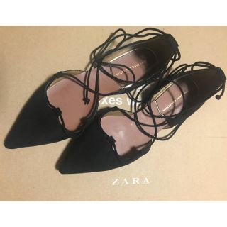 ザラ(ZARA)のZARA 新品 レースアップシューズ(フラットシューズ)