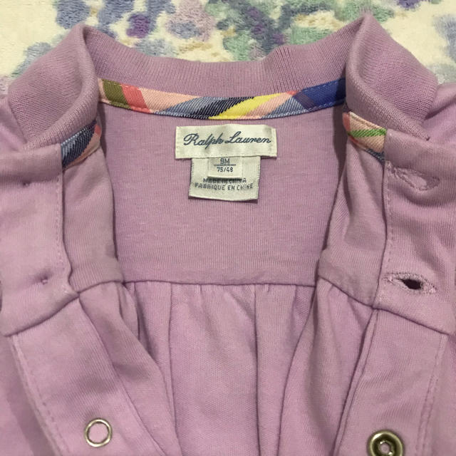 Ralph Lauren(ラルフローレン)の【美品】ラルフ・ローレン カバーオール 9M 75 キッズ/ベビー/マタニティのベビー服(~85cm)(ロンパース)の商品写真