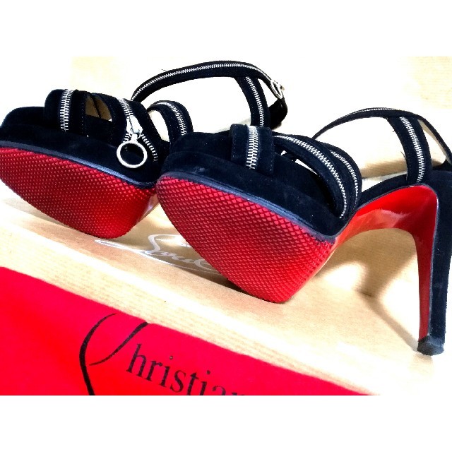 Christian Louboutin(クリスチャンルブタン)のルブタン　サンダル　ジッパー　美品 レディースの靴/シューズ(サンダル)の商品写真