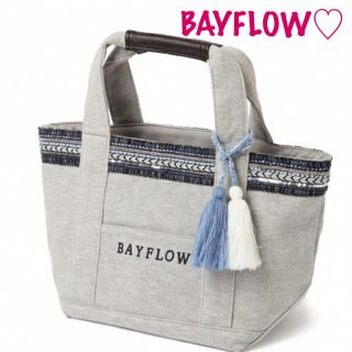 ベイフロー(BAYFLOW)の新品 BAYFLOW ♡ シーズンロゴトート スエット Ｍ(トートバッグ)