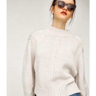 マウジー(moussy)のSIDE SLIT BOTTOLE NECK ニット(ニット/セーター)