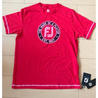 フットジョイ(FootJoy)のフットジョイ★FOOTJOY★Tシャツ★レッド★新品★L(ウエア)