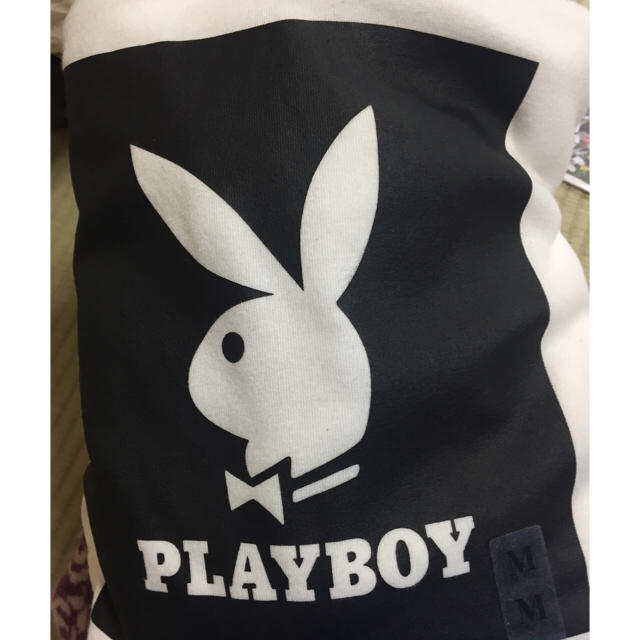 PLAYBOY(プレイボーイ)のプレイボーイ タグ付き 白 パーカー メンズのトップス(パーカー)の商品写真