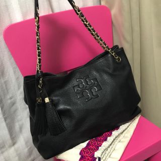 トリーバーチ(Tory Burch)の美品 TORY BURCH チェーンショルダーバッグ(ショルダーバッグ)