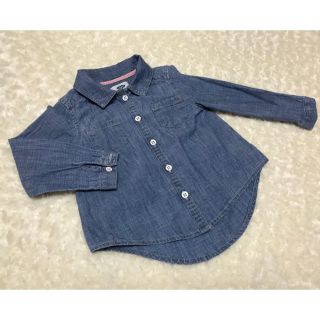 オールドネイビー(Old Navy)の★値下★[OLD NAVY]☆美品☆デニムシャツ 2T 95cm(ブラウス)