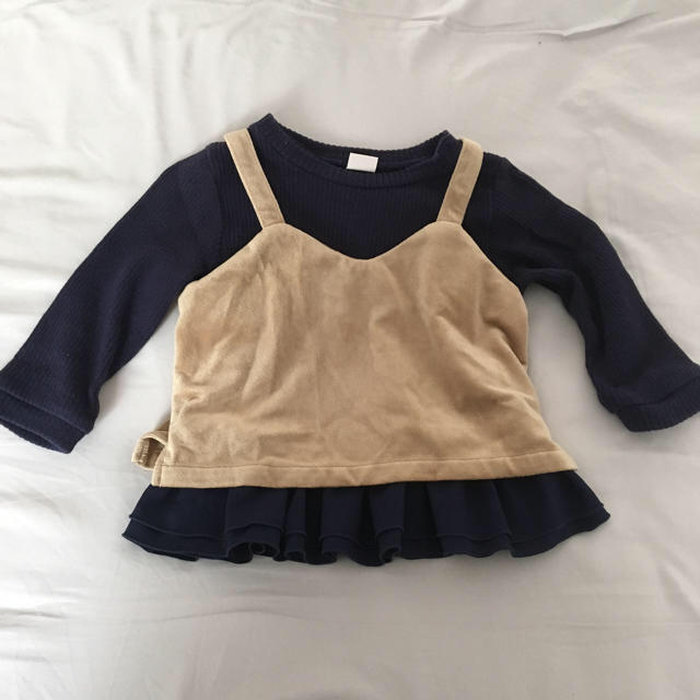 petit main(プティマイン)のプティマイン  ビスチェのみ 90 キッズ/ベビー/マタニティのキッズ服女の子用(90cm~)(その他)の商品写真