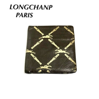 ロンシャン(LONGCHAMP)の【LONG CHAN】PARIS：ロンシャン、札入れ、フランス製、本革、★良品(折り財布)