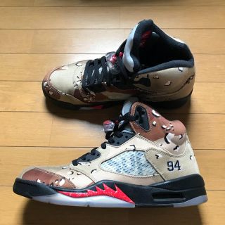 シュプリーム(Supreme)の国内正規品 Supreme Air Jordan 5 AJ5 迷彩 ジョーダン(スニーカー)