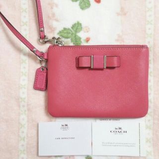 コーチ(COACH)のM様 未使用  COACH  コーナージップリストレット(財布)