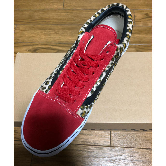 VANS(ヴァンズ)のラスト！Vans Old Skool Dx Leopard 27.5cm Red メンズの靴/シューズ(スニーカー)の商品写真