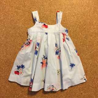 ベビーギャップ(babyGAP)のbaby GAP 花柄ワンピース 80(ワンピース)