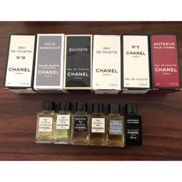 CHANEL - 新品 廃盤シャネルミニ香水セット 6種 No.5 No.19 クリスタル