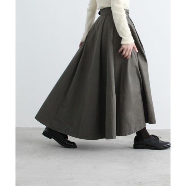 Dot&Stripes CHILDWOMAN(ドットアンドストライプスチャイルドウーマン)のusa様専用　　CHILD WOMAN　チノフレアーグルカスカート レディースのスカート(ロングスカート)の商品写真