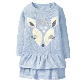 ジンボリー(GYMBOREE)の☆新品☆ gymboree 鹿さんアップリケワンピース(18－24か月)(ワンピース)