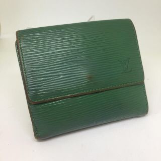 ルイヴィトン(LOUIS VUITTON)の【Louis Vuitton】 Ｗホック折り財布★　エピ　グリーン　ヴィトン(折り財布)