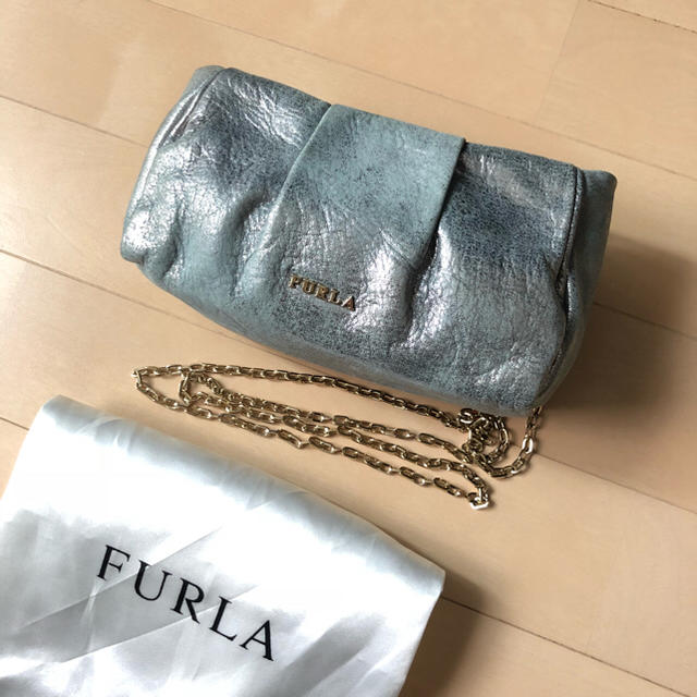 Furla(フルラ)の極美品、送料無料、イタリアブランド、FURLA/フルラ チェーンショルダーバック レディースのバッグ(ショルダーバッグ)の商品写真