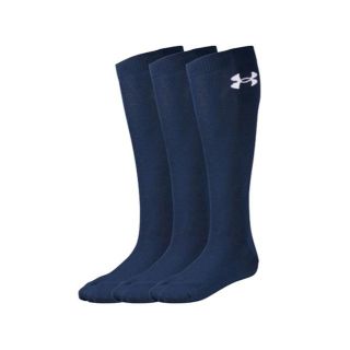 アンダーアーマー(UNDER ARMOUR)のアンダーアーマー 野球カラーソックス3足組 紺25-27(ウェア)