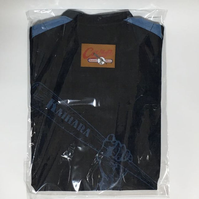 送料込 2018 広島カープ デニムユニフォーム型シャツ Mサイズ